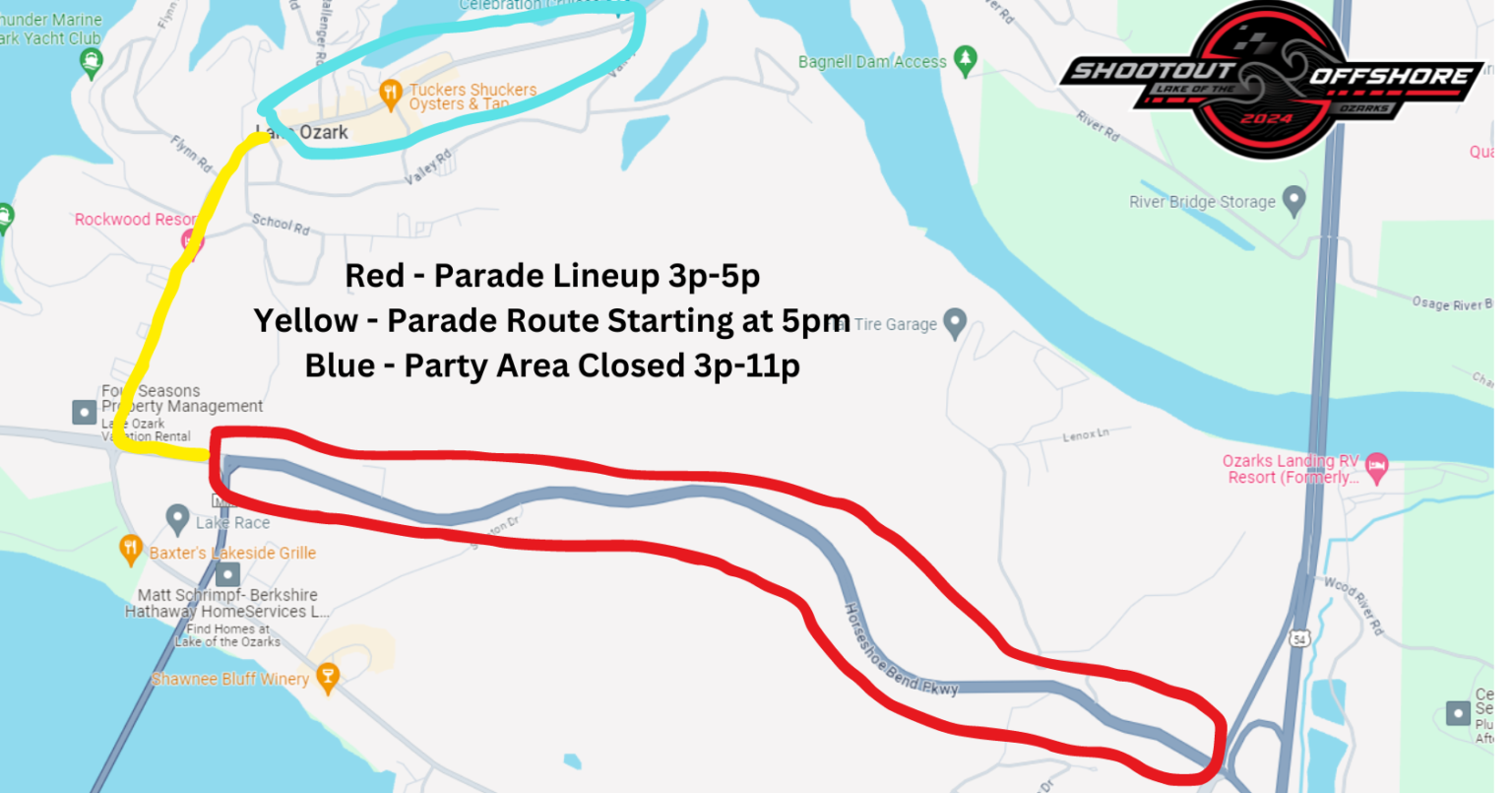 Offshore Parade Lake of the Ozarks Shootout & Shootout Offshore