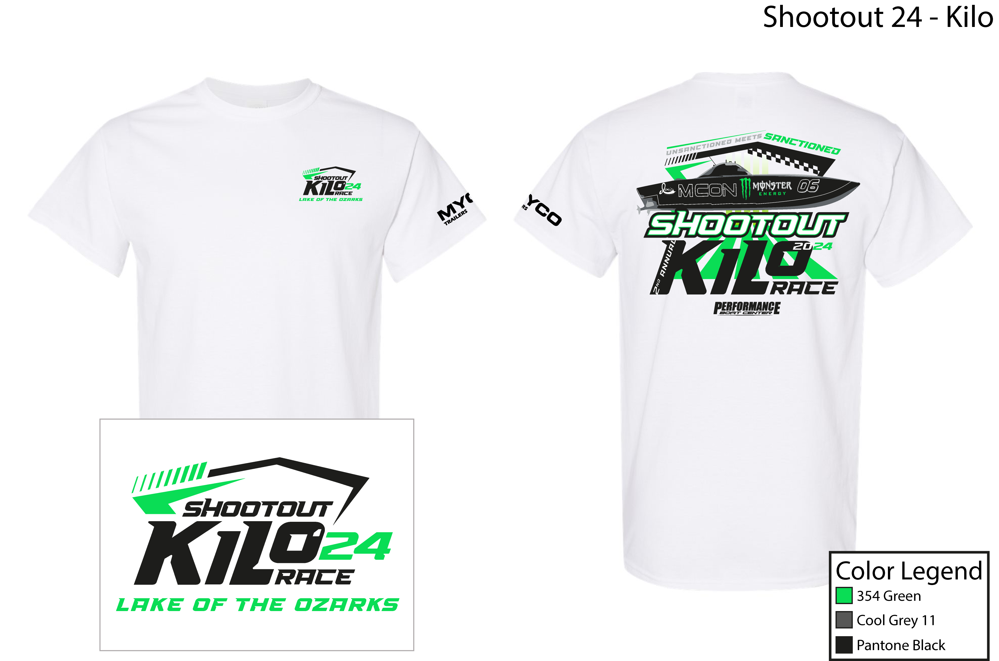 2024 Shootout Kile Race TShirt Medium Size Only Lake of the Ozarks